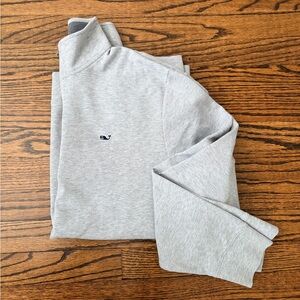 Vineyard Vines Light Gray Turtleneck Pullover Sweater